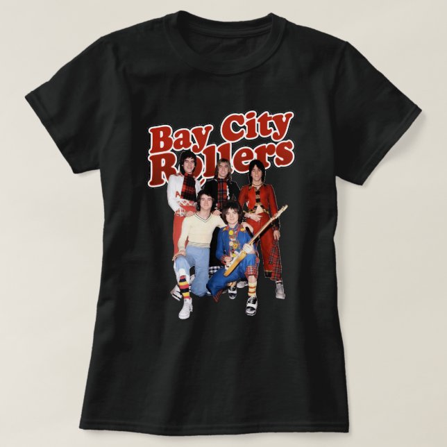 Camiseta Vintage Photograp Bay City Rollers Music Rock (Frente do Design)