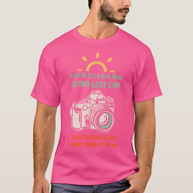Camiseta Vintage Photography 	 - Photographer Gift (Frente)