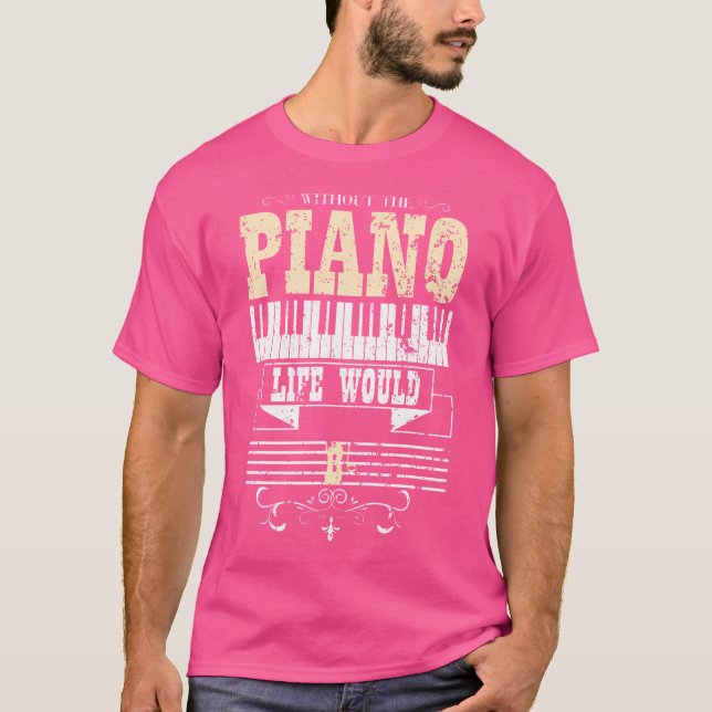 Camiseta Vintage Piano (Frente)
