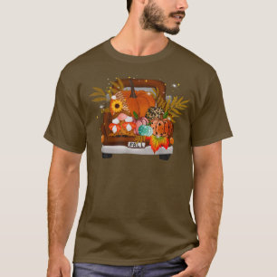 Camiseta Vintage Pick Truck Graphic Fall Autumn Women's