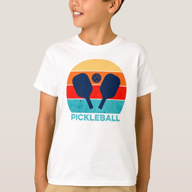 Camiseta Vintage Pickleball e bola (Frente)