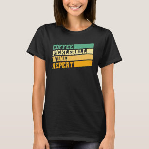 Camiseta Vintage-Pickleball Vidro-Pickleball Vinho Repetir
