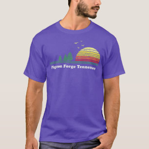 Camiseta Vintage Pigeon Forge Tennessee Sunset Souvenir