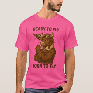 Camiseta Vintage Pilot Spirit - Bold Retro Aviation Art