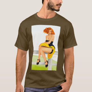 Camiseta Vintage Pin up Girl 1948