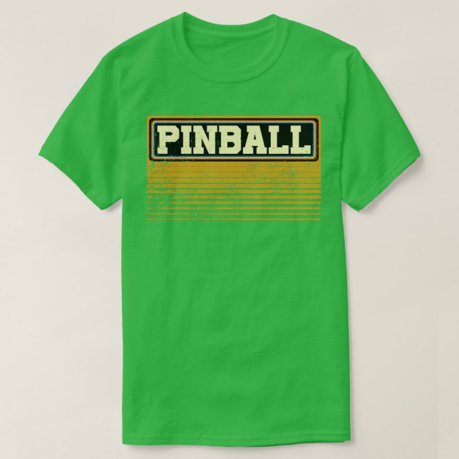 Camiseta Vintage Pinball 1 (Frente do Design)