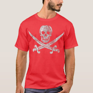 Camiseta Vintage Pirate Skull