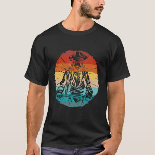 Camiseta Vintage Pirates History Character Blackbeard Legal