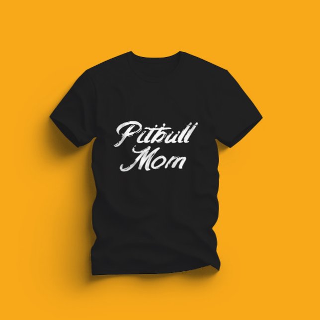 Camiseta Vintage Pitbull Mãe (Criador carregado)