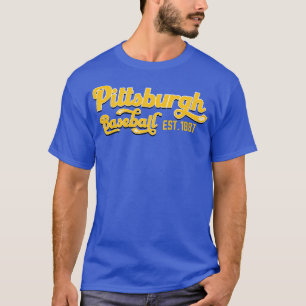 Camiseta Vintage Pittsburgh Baseball Est 1887 Baseball Love