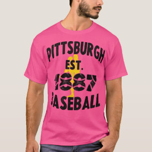 Camiseta Vintage Pittsburgh Baseball Est 1887 Baseball Pitc