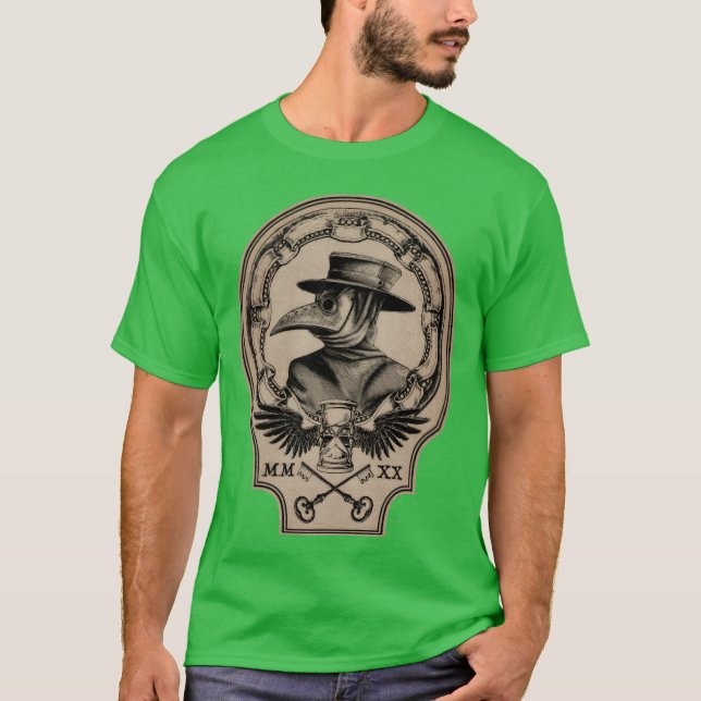 Camiseta Vintage Plague Doctor boy (Frente)