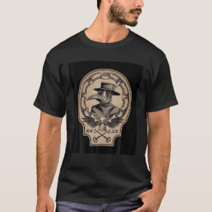 Camiseta Vintage Plague Médica Máscara Unisex Cobertura de 