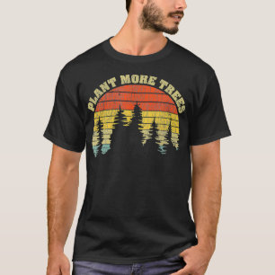 Camiseta Vintage Plant More Árvores Salvem Nossa Mudança Cl