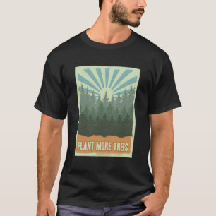 Camiseta Vintage Plant More Tres Climate Change Save Our E