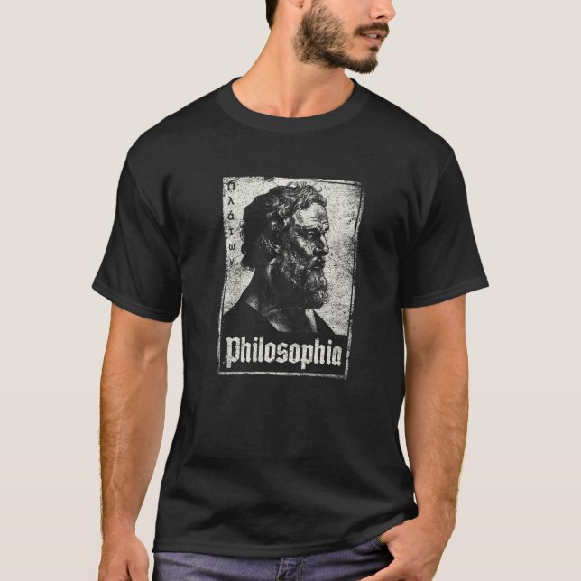 Camiseta Vintage Plato Philosophia Ancient Hellenistic Phil (Frente)