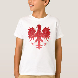 Camiseta Vintage polonês de Eagle