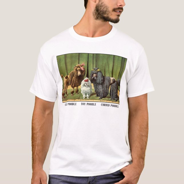Camiseta Vintage Poodles (Frente)