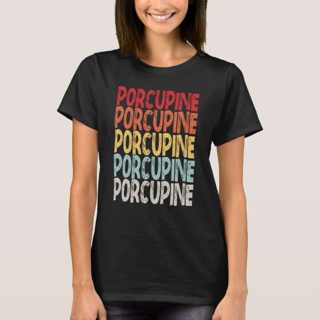 Camiseta vintage Porcupine (Frente)