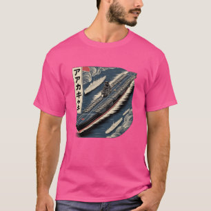 Camiseta Vintage Porta-Aviões Japonês Akagi