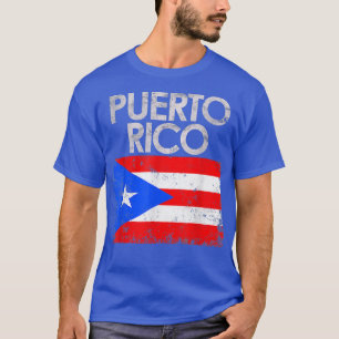 Camiseta Vintage Porto Rico Orgulho de Bandeira Porto Rico
