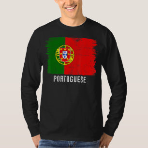Camiseta Vintage Portugal Bandeira Português Orgulhoso Das