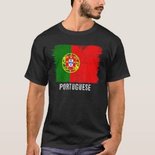 Camiseta Vintage Portugal Bandeira Português Orgulhoso Das 