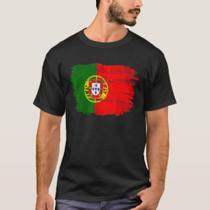 Camiseta Vintage Portugal Flag Para Português