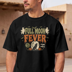 : Camiseta Vintage Pôster Febre da Lua Cheia Hor