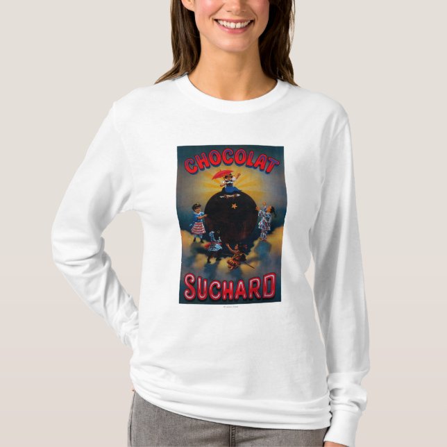 Camiseta Vintage PosterEurope de Chocolat Suchard (Frente)