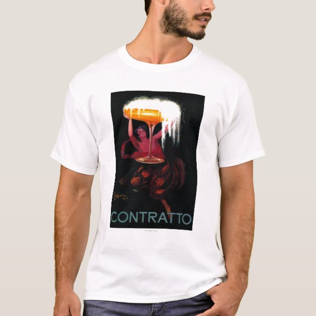 Camiseta Vintage PosterEurope de Contratto (Frente)