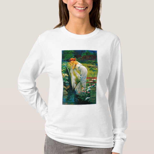 Camiseta Vintage PosterEurope de Societa Termale Italiana (Frente)