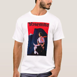 Camiseta Vintage PosterYosemite de Yosemite, CA