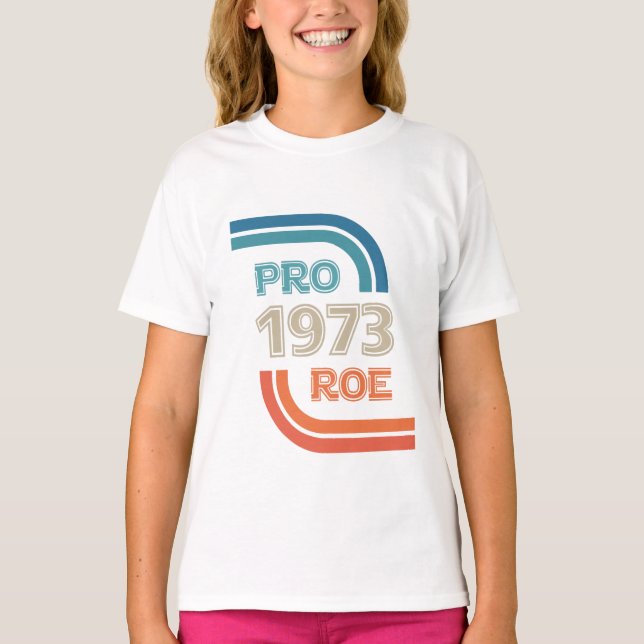 Camiseta Vintage Pro Roe 1973, Pro 1973 Roe (Frente)