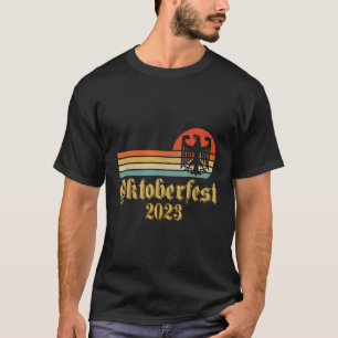 Camiseta Vintage Prost Oktoberfest 2023 Beer German Flag Ea