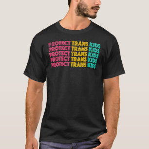 Camiseta Vintage Proteger Crianças Transversais