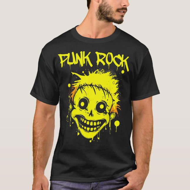 Camiseta Vintage Punk Rock Concert  Punk (Frente)