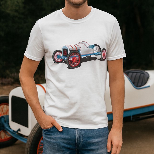Camiseta Vintage Race Car Classic Auto (Criador carregado)