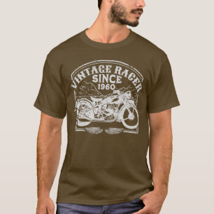 Camiseta Vintage Racer Desde 1960, Motorcyc Retro