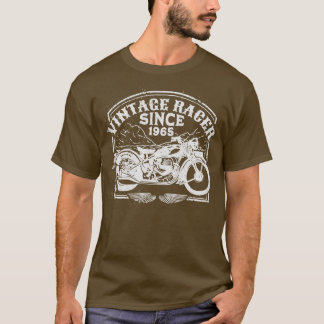 Camiseta Vintage Racer Desde 1965, Motorcyc