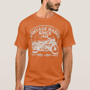 Camiseta Vintage Racer Desde 1988, Motorcyc Retro Motorbike