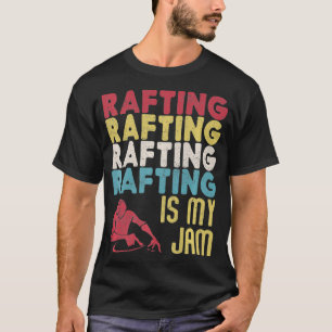 Camiseta Vintage Rafting É Meu Barco De Esporte De Água D