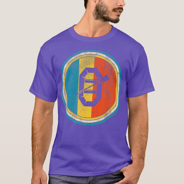 Camiseta Vintage Rafting Lover Em Dificuldade (Frente)