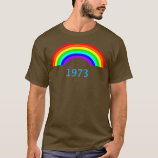 Camiseta Vintage Rainbow 1973 A Ano Retroativo