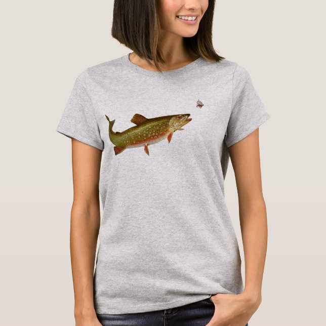Camiseta Vintage Rainbow Troubleshoot Fly Fisheries (Frente)