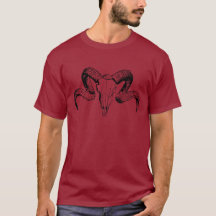 Vintage Ram Skull