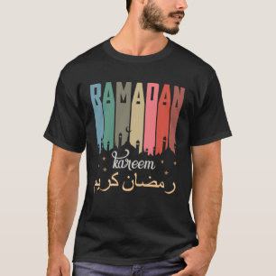 Camiseta Vintage Ramadan Kareem Feliz Muçulmanos Santo Mês