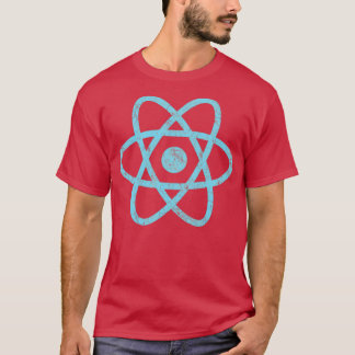 Camiseta Vintage ReactJS Reage JS JavaScript Framework