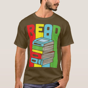Camiseta Vintage READ Book Lover Professor Gift Bibliotecár
