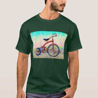 Camiseta Vintage Red Tricycle Design